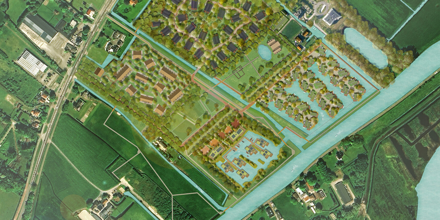 Vlietvoorde Plas - Leidschendam VIA landscape